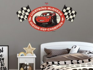 Lightning McQueen, Piston Cup Παιδικά Αυτοκόλλητα τοίχου 103 x 50 εκ.