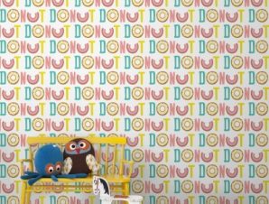 Donut Παιδικά Ταπετσαρίες Τοίχου 100 x 100 cm